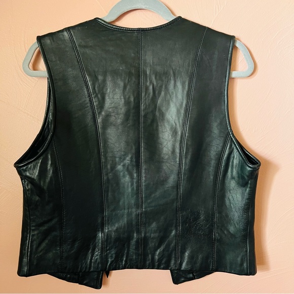 Vintage Leather Vest - Picture 3 of 3